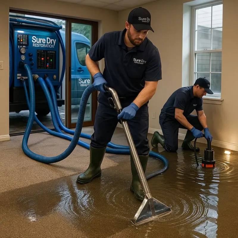 Water Extraction and Removal process in Munford, TN